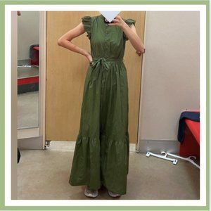 Target x Who What Wear Army Green Midi Dress - XS